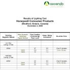 Digital HID (DHID) Energy Efficient Lighting Test Results